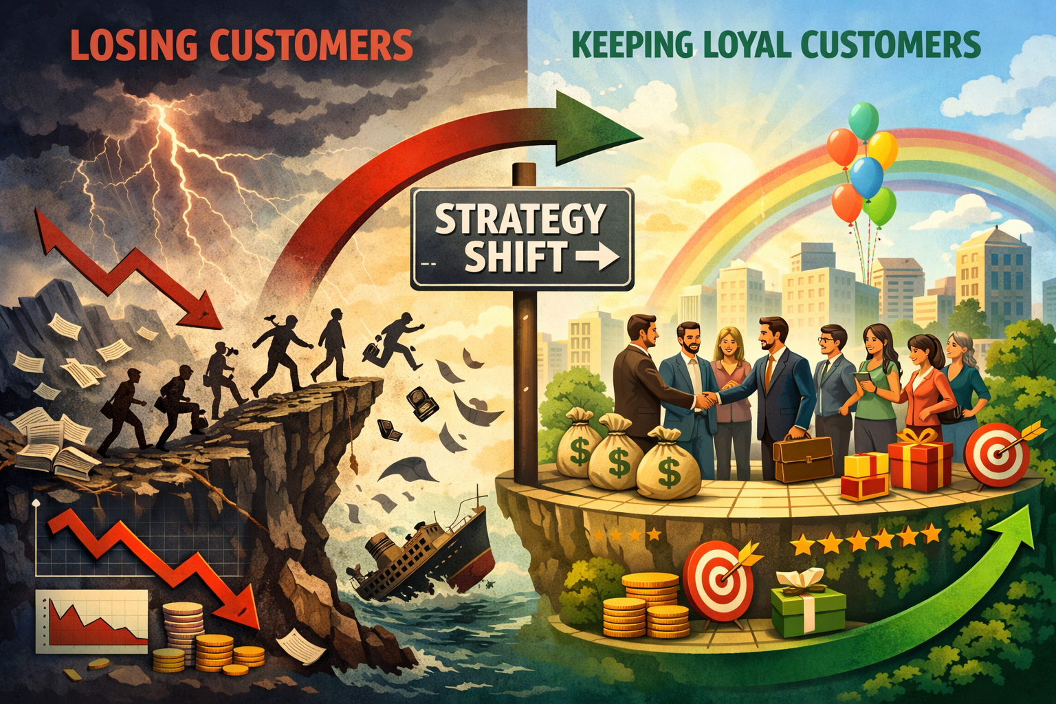 Loyal Customers in Business Growth Visualization-1
