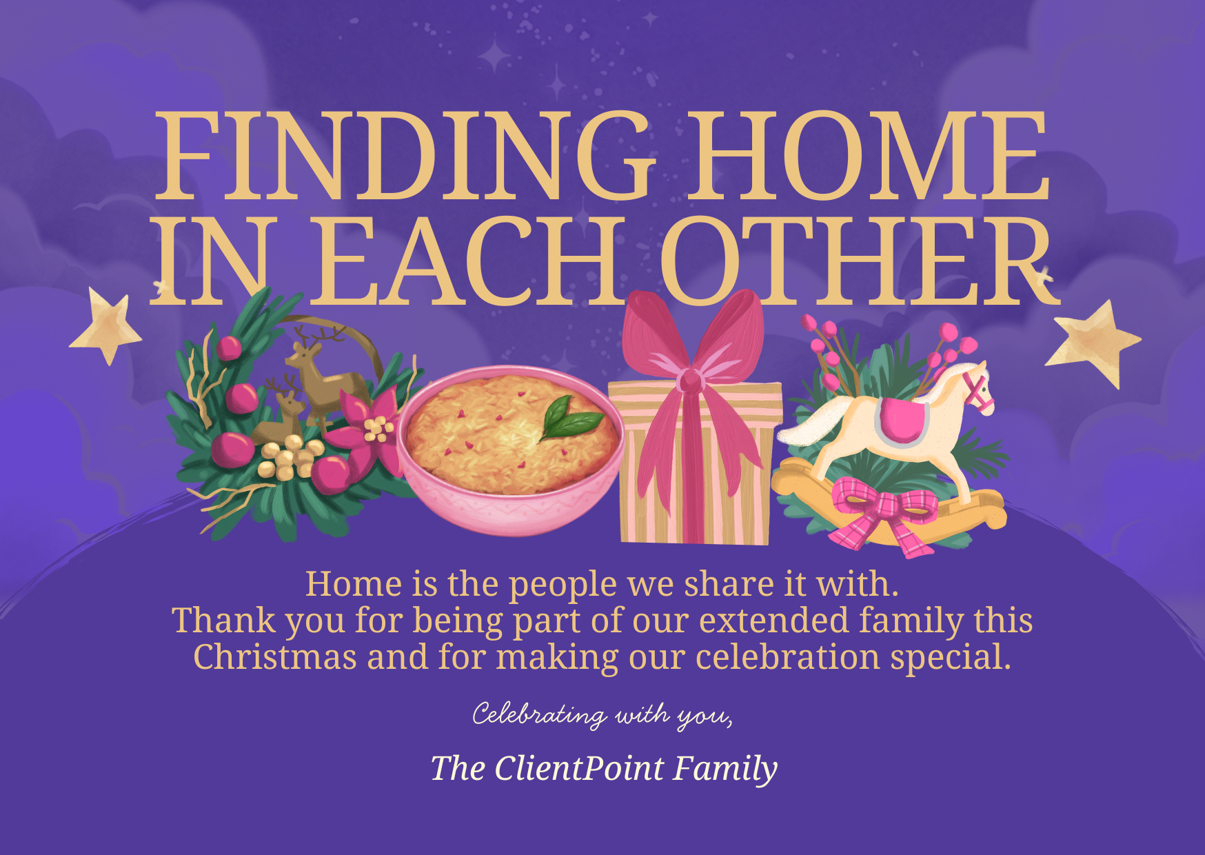 Celebrating with you, The ClientPoint Family