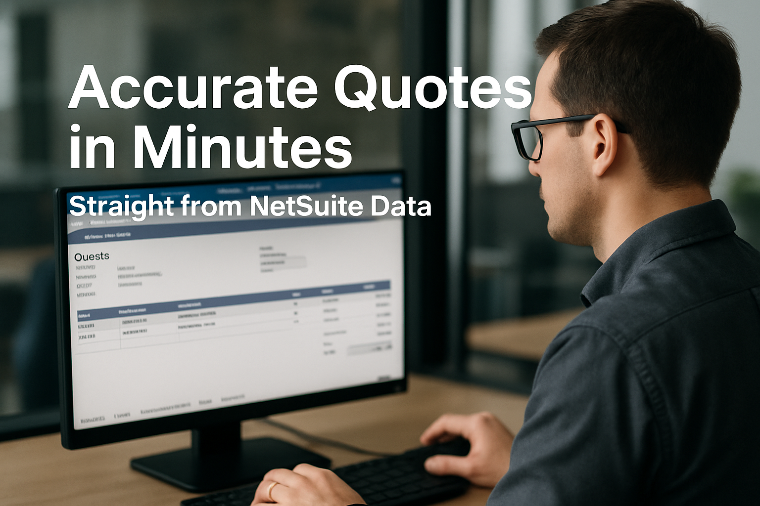 Accurate Quotes in Minutes Straight from NetSuite Data
