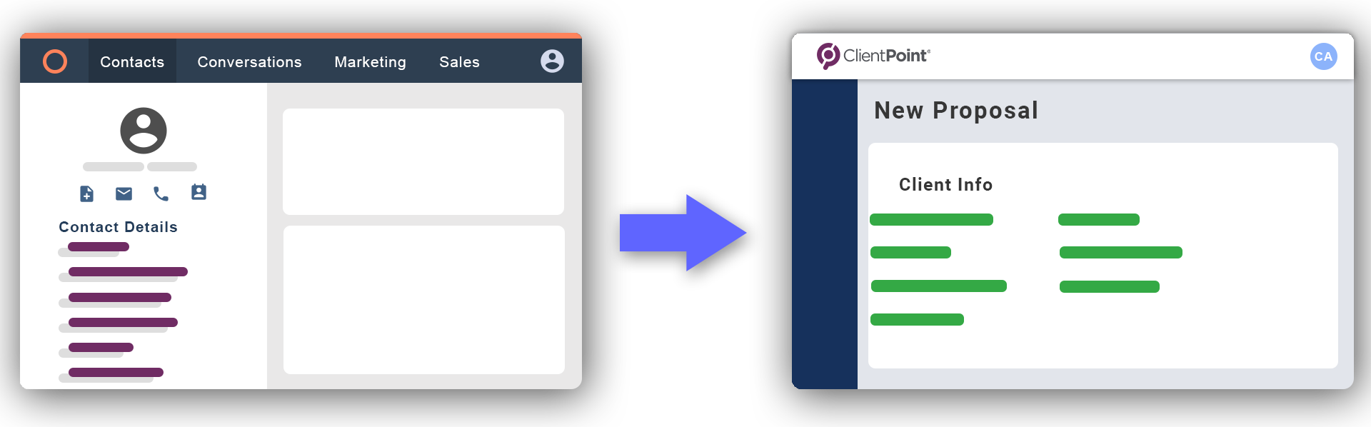 ClientPoint CRM and integration of 3rd party CRM