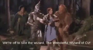 off to see the wizard